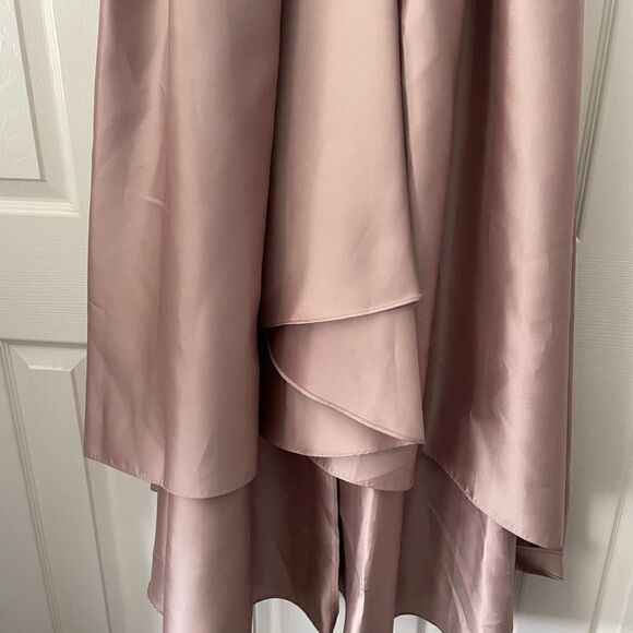 Ignite Evenings Mushroom Colored Maxi Dress Size 14 - Picture 7 of 11